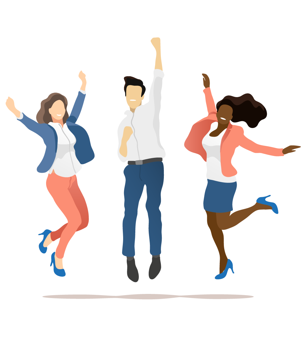Happy jumping people NDF Website